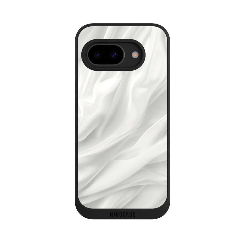 Pixel 9a NIVOpure Texture Lisse Satinée Blanche avec IA