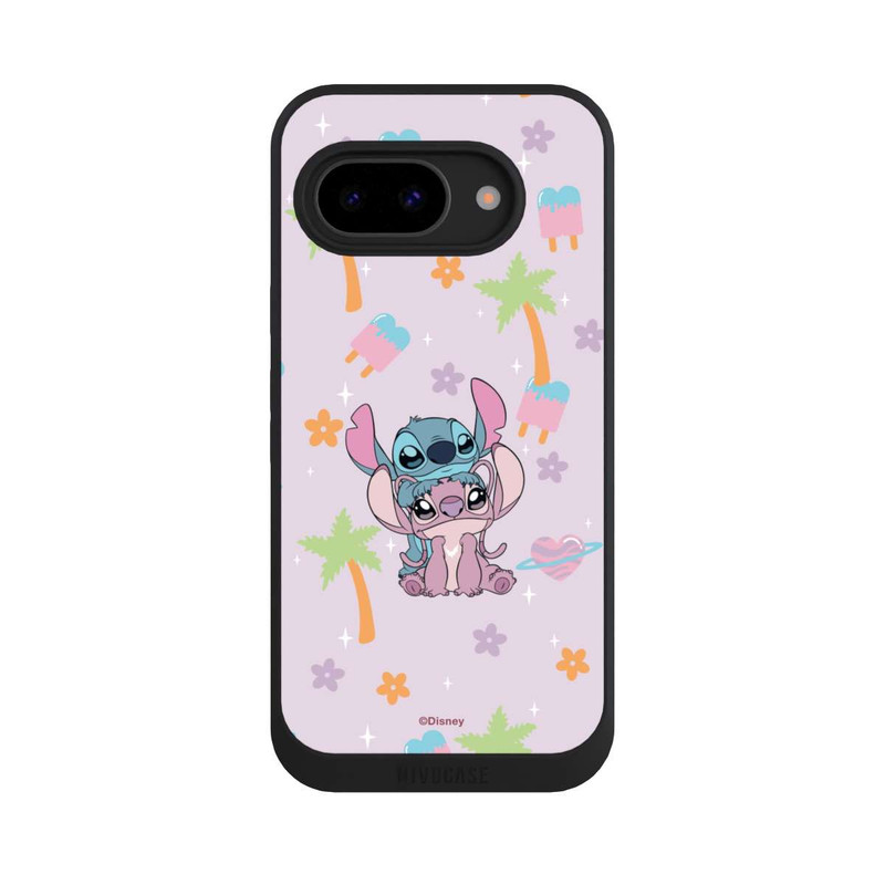 Pixel 9a NIVOpure Stitch and Angel Cute Couple
