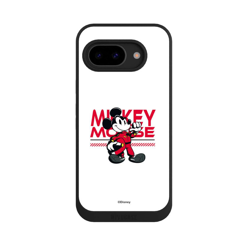 Pixel 9a NIVOpure Micky Maus Rennfahrer Weiß
