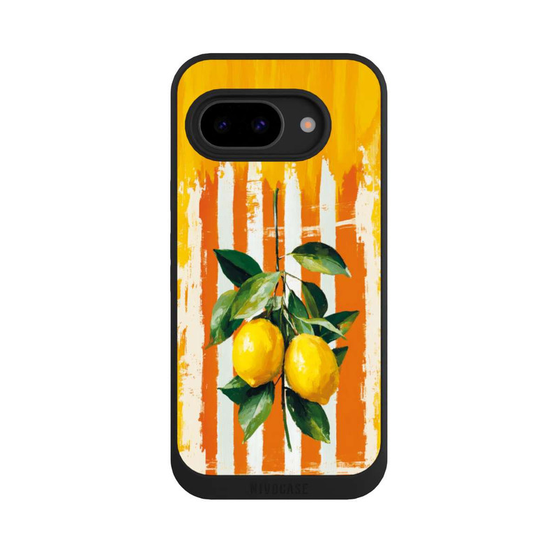 Pixel 9a NIVOpure Summer Lemons on Stripes with AI