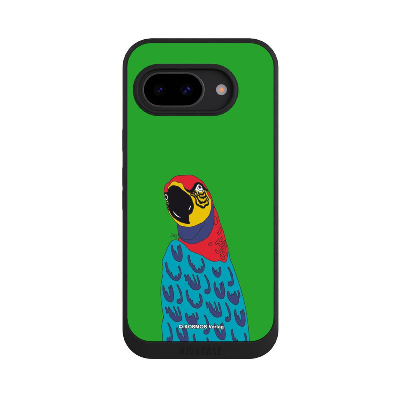 Pixel 9a NIVOpure Drei Fragezeichen und der Super-Papagei