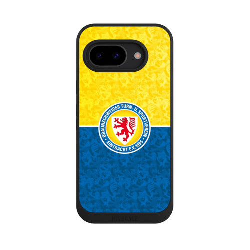 Google Pixel 9a NIVOpure Eintracht Braunschweig Löwenmuster Gelb-Blau