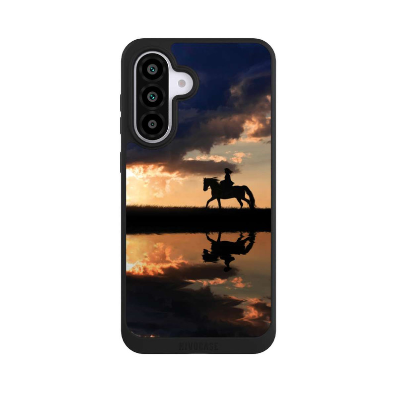 Galaxy A56 5G NIVOpure Randonnée à Cheval au Crépuscule