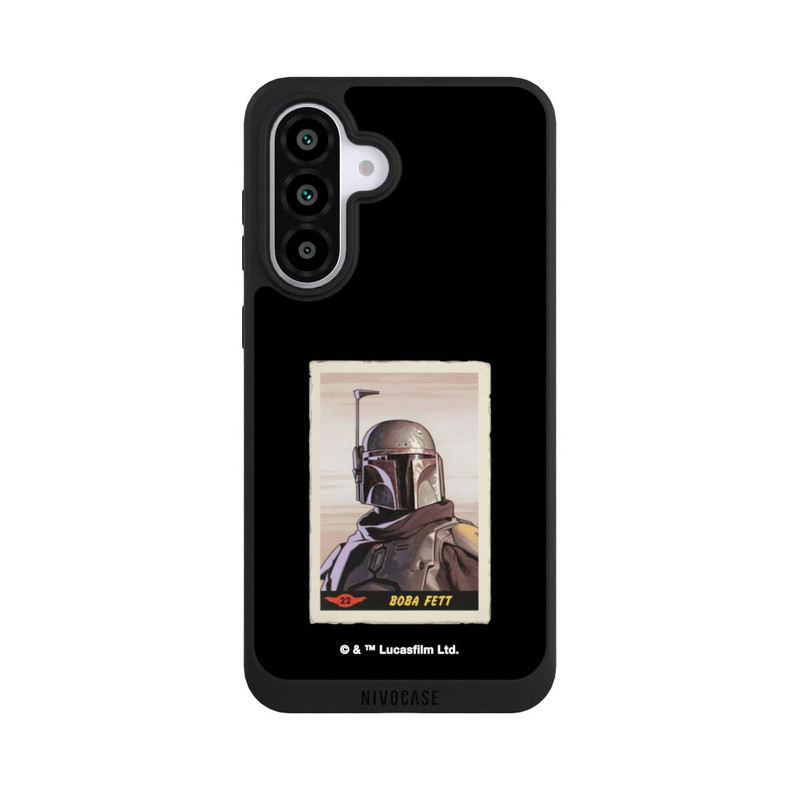 Galaxy A56 5G NIVOpure Boba Fett Badges Schwarzer Hintergrund