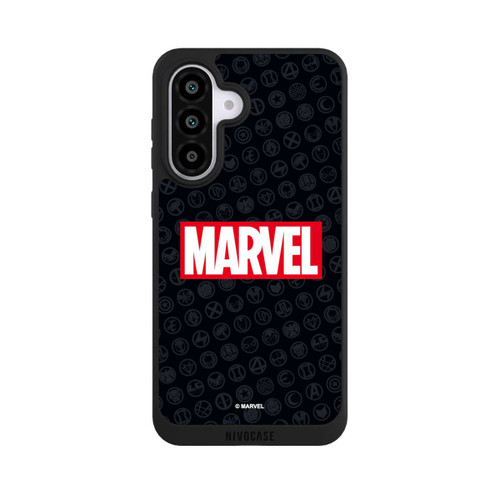Samsung Galaxy A56 5G NIVOpure Marvel Logo Noir Rouge