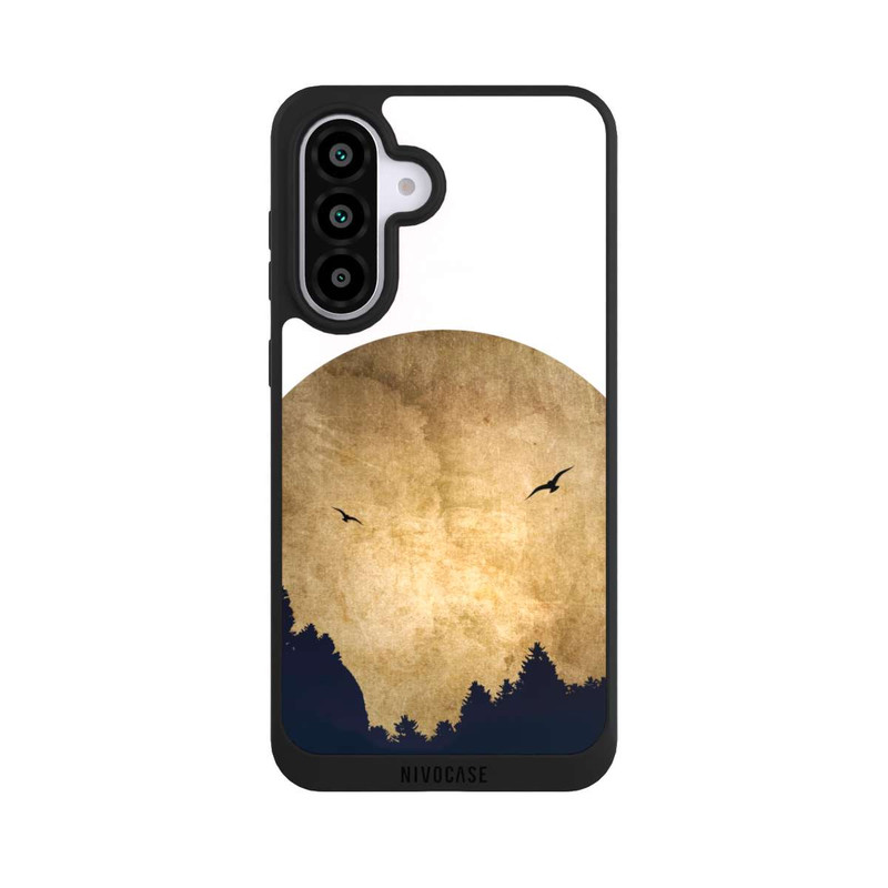 Galaxy A56 5G NIVOpure Zwei Vögel vor Mond