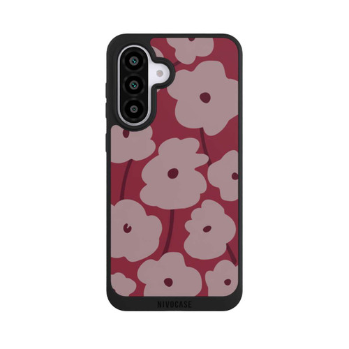 Samsung Galaxy A56 5G NIVOpure Minimalistic Flowers Bordeaux