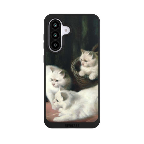 Samsung Galaxy A56 5G NIVOpure Three White Angora Kittens