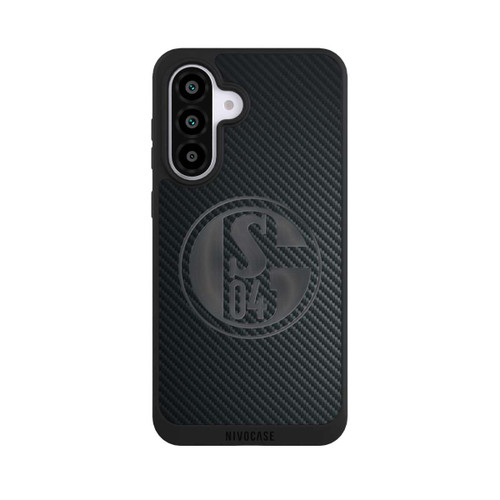 Samsung Galaxy A56 5G NIVOpure Schalke 04 Carbon Look