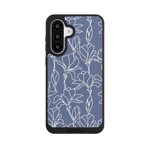 Samsung Galaxy A56 5G NIVOpure Flower Silhouettes on Blue