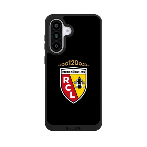 Samsung Galaxy A56 5G NIVOpure RC Lens 120 Jahre Jubiläums Logo schwarz