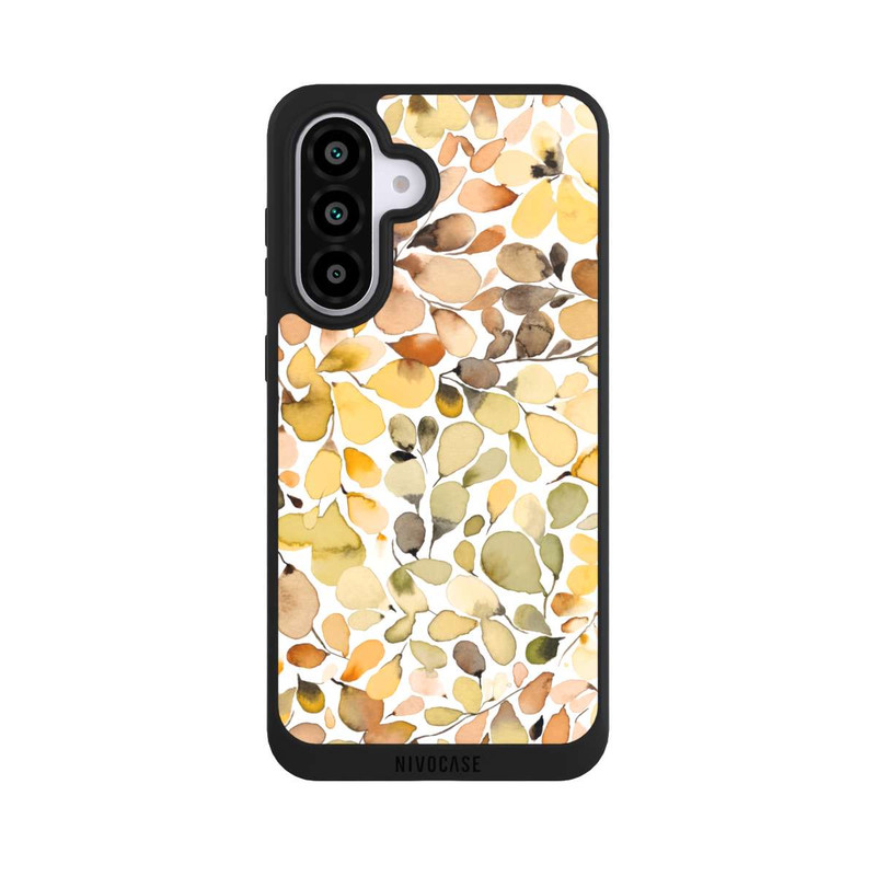 Galaxy A56 5G NIVOpure Eucalyptus Watercolor Leaves Brown Autumn