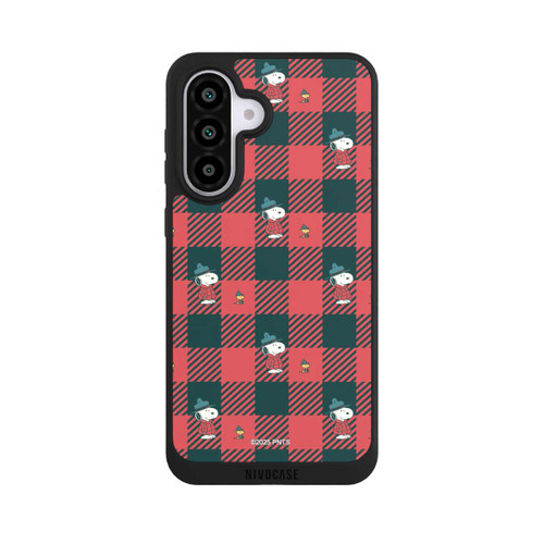 Samsung Galaxy A56 5G NIVOpure Peanuts Red Tartan Pattern