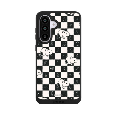 Samsung Galaxy A56 5G NIVOpure Snoopy Heads Checked Pattern