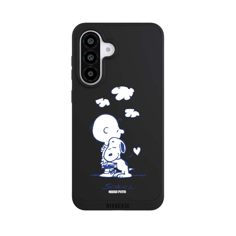 Galaxy A56 5G NIVOpure Peanuts Charlie Brown Snoopy Hug Transparent