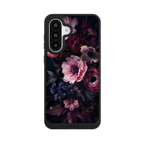 Samsung Galaxy A56 5G NIVOpure Rosa Blumenbild mit Pfingstrosen auf dunklem Hintergrund Mit KI