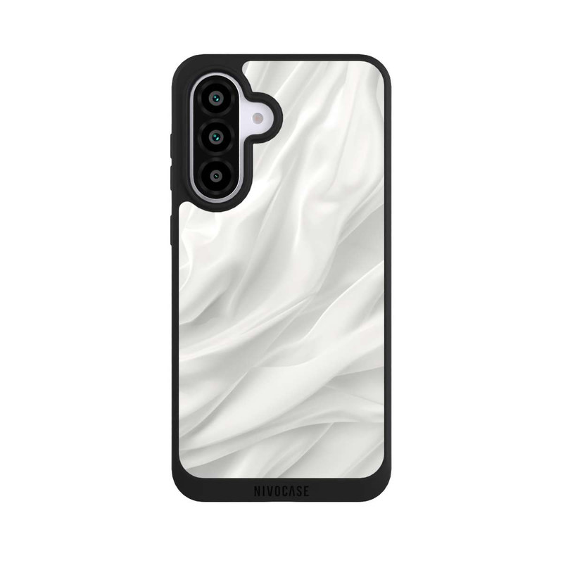 Galaxy A56 5G NIVOpure White Satin Smooth Texture With AI