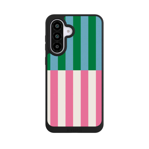 Samsung Galaxy A56 5G NIVOpure Motif Rayé Vert Rose