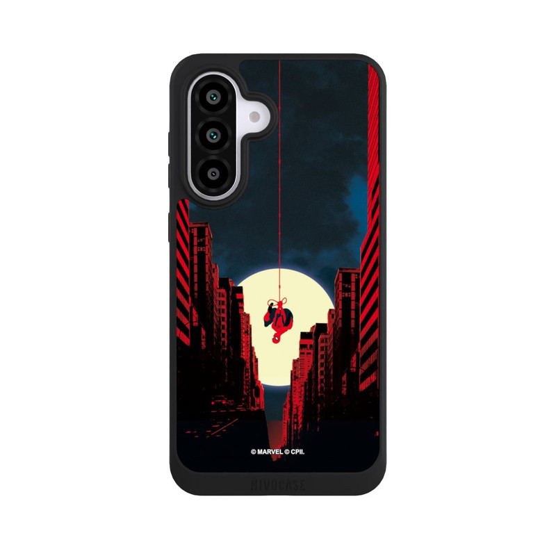 Galaxy A56 5G NIVOpure Spider-Man Marvel between Skyscrapers