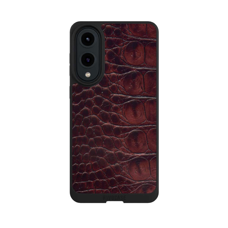 Galaxy S25 Edge NIVOpure Kroco Dunkelbraun