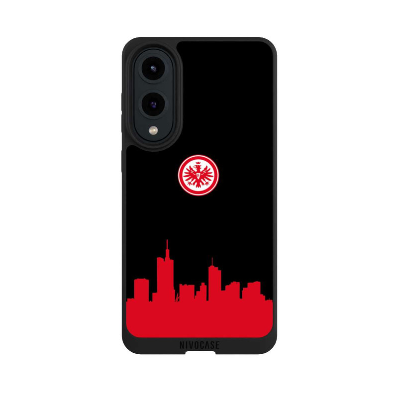 Galaxy S25 Edge NIVOpure Eintracht Frankfurt Skyline rot