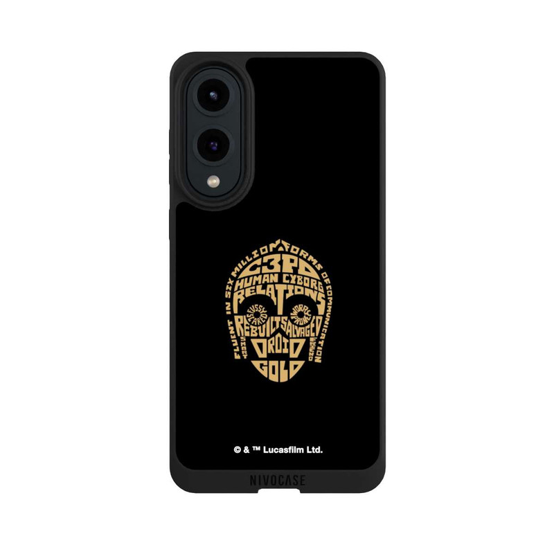 Galaxy S25 Edge NIVOpure C3PO Typo Grafisch