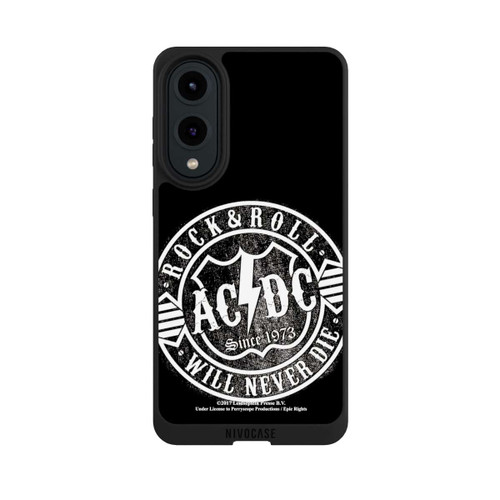 Samsung Galaxy S25 Edge NIVOpure ACDC Rock and Roll Weiss