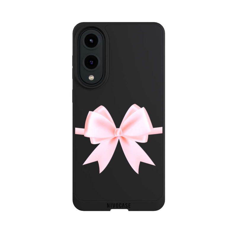 Galaxy S25 Edge NIVOpure Ruban Rose sans Fond