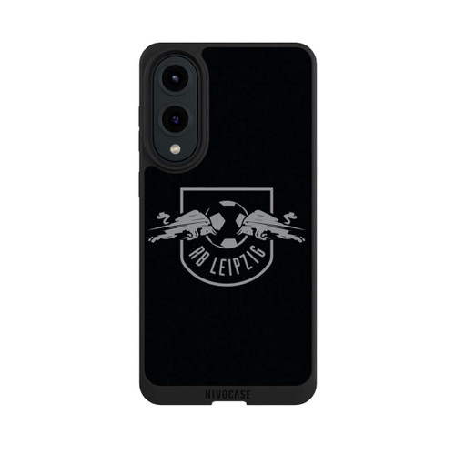 Samsung Galaxy S25 Edge NIVOpure Graues RB Leipzig Logo auf Schwarz