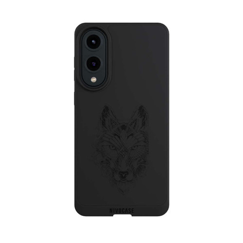Samsung Galaxy S25 Edge NIVOpure Wolf Mandala ohne Hintergrund