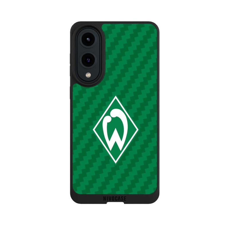 Galaxy S25 Edge NIVOpure Carbonlook - Werder Bremen