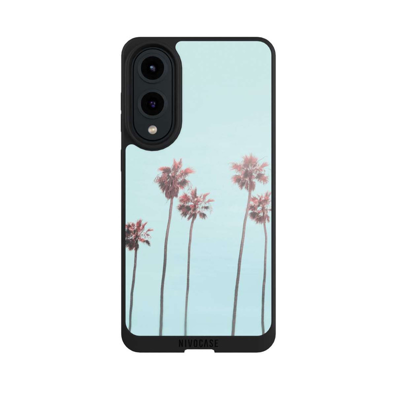 Galaxy S25 Edge NIVOpure Hellrosa Strandpalme Paradies