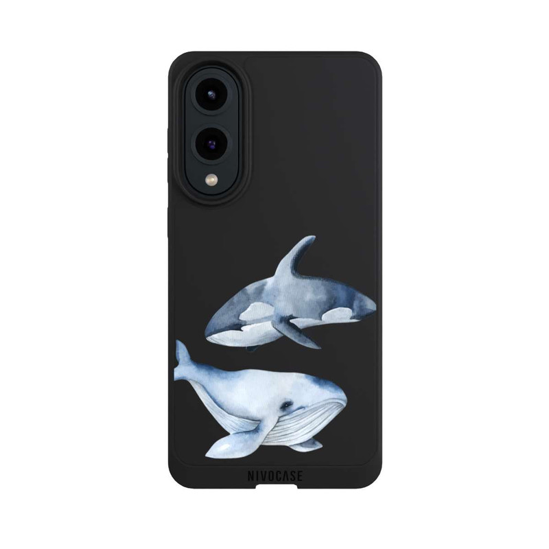 Galaxy S25 Edge NIVOpure Whales transparent