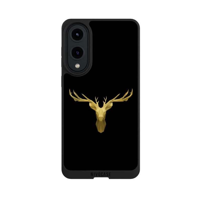 Galaxy S25 Edge NIVOpure Gold Reindeer Head