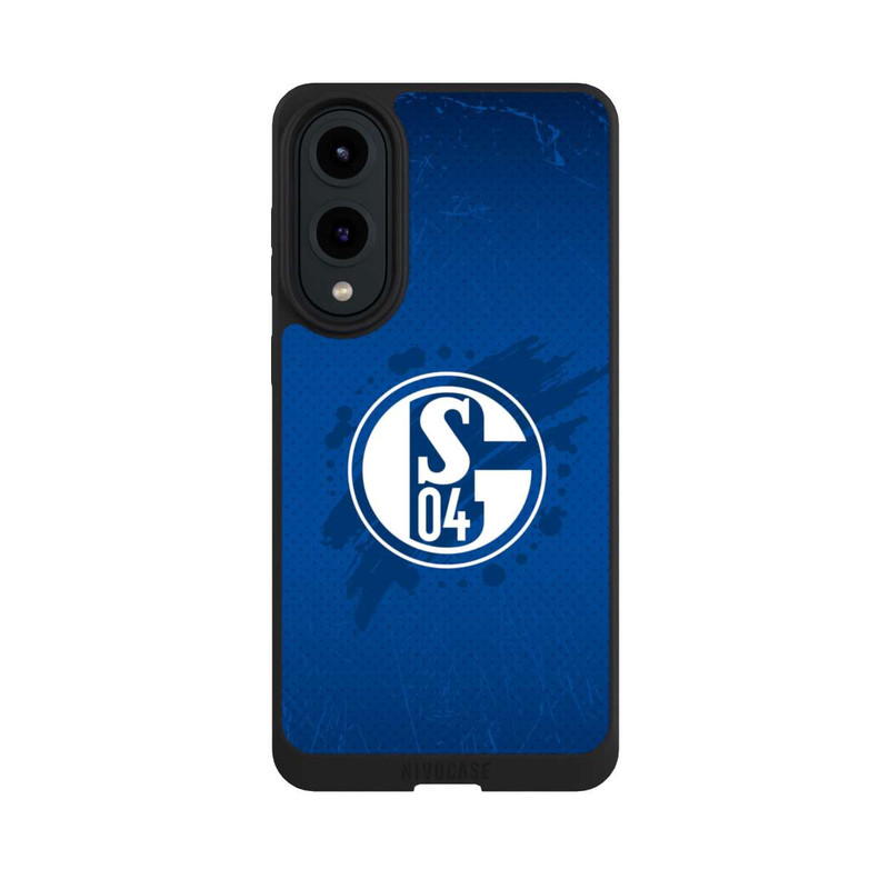 Galaxy S25 Edge NIVOpure Schalke 04 Farbe Fleck Blau