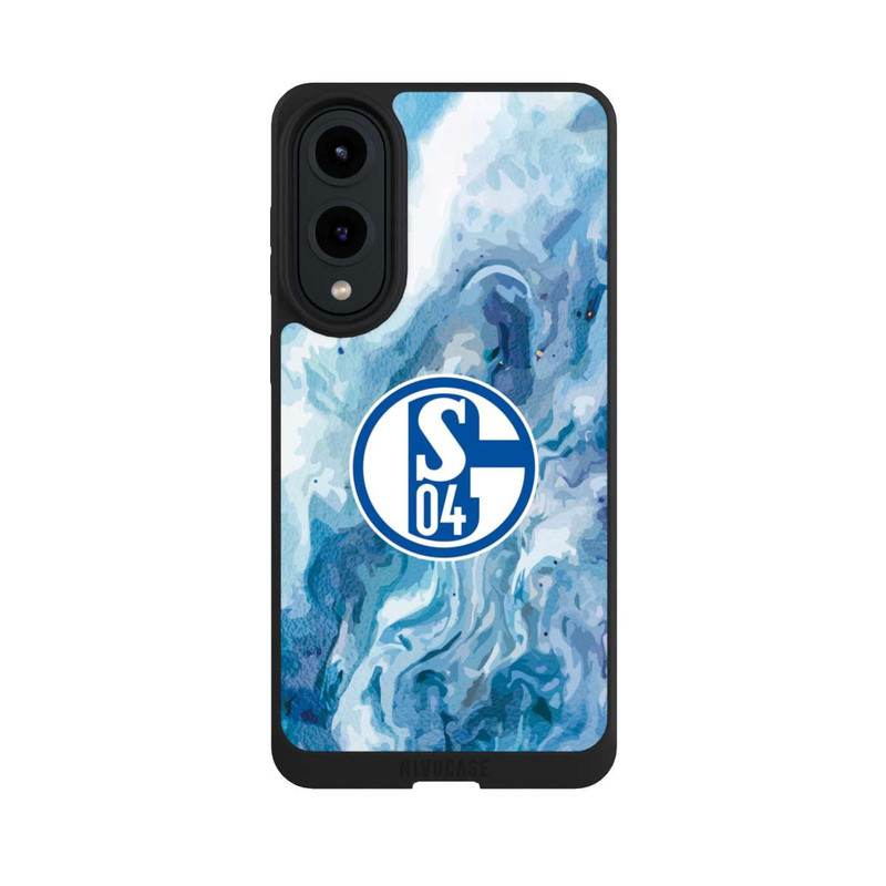 Galaxy S25 Edge NIVOpure Schalke 04 Flüssig Blau