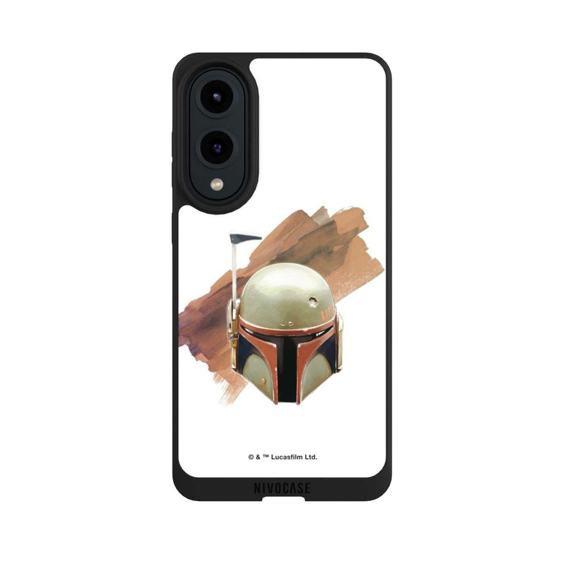 Galaxy S25 Edge NIVOpure Boba Fett Helm Weiß