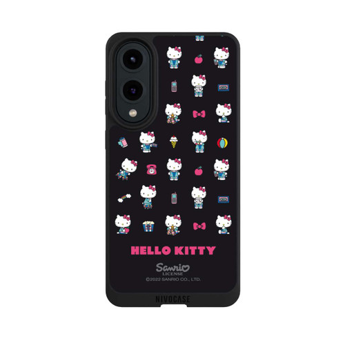 Samsung Galaxy S25 Edge NIVOpure Hello Kitty 90s Schwarz