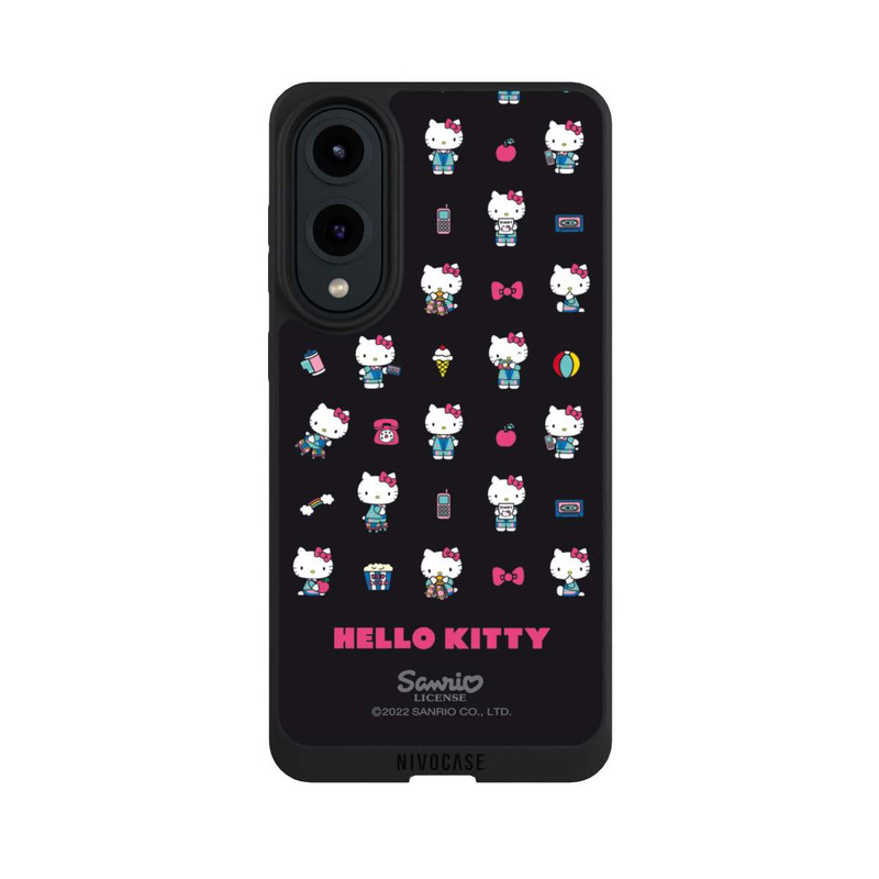 Galaxy S25 Edge NIVOpure Hello Kitty 90s Schwarz