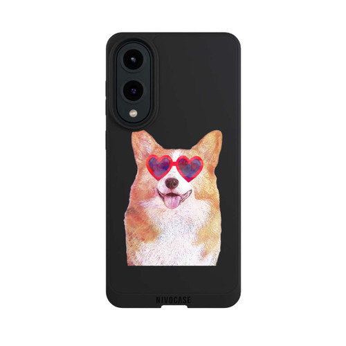 Samsung Galaxy S25 Edge NIVOpure Niedlicher Corgi Transparent