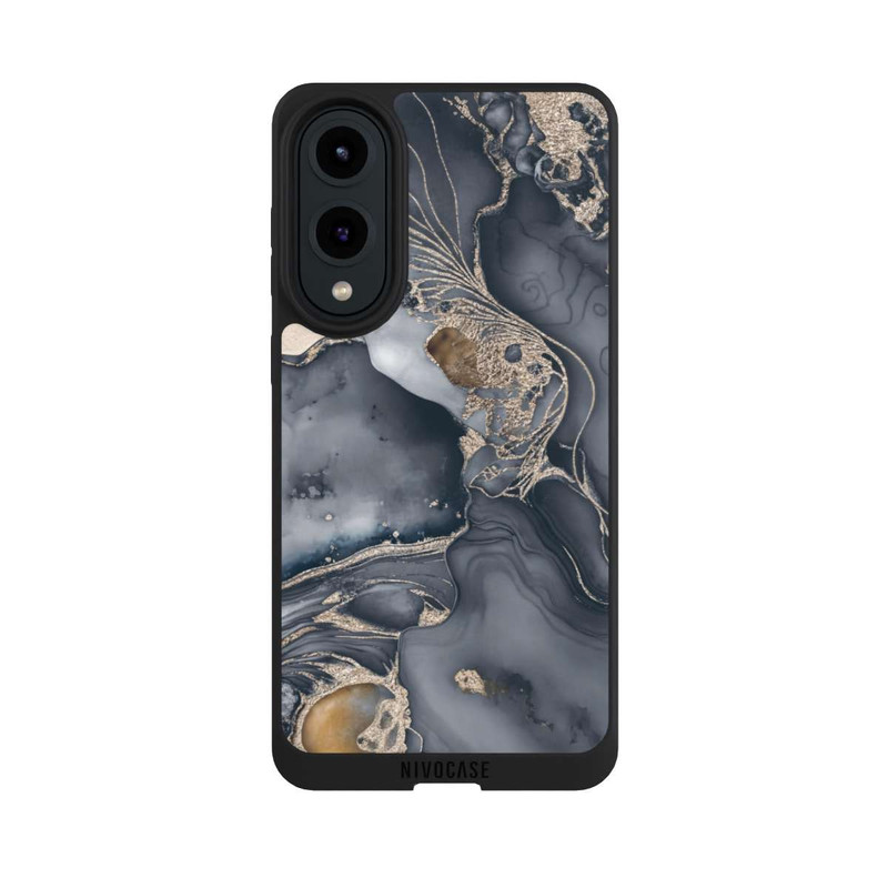 Galaxy S25 Edge NIVOpure Alcohol Ink Gold Grey