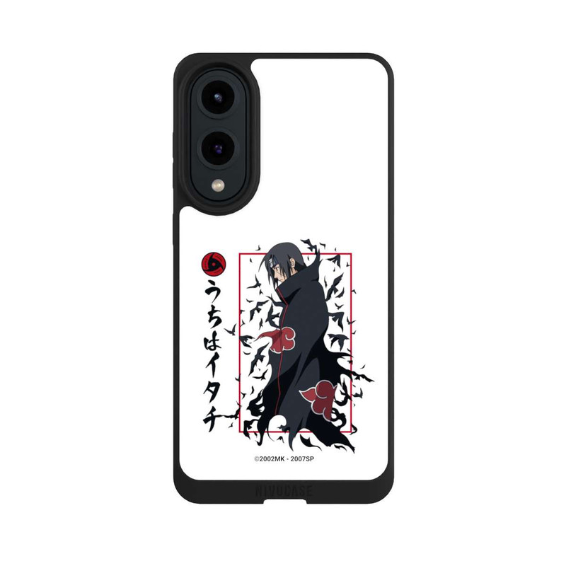 Galaxy S25 Edge NIVOpure Les corbeaux Itachi blanche