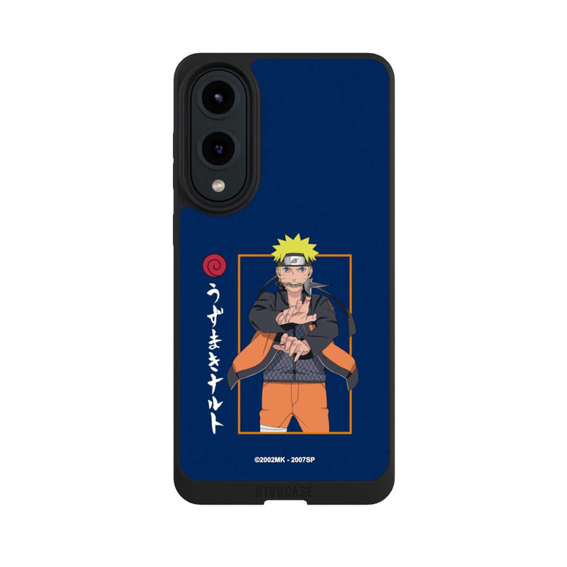 Galaxy S25 Edge NIVOpure Naruto Position de Combat bleu