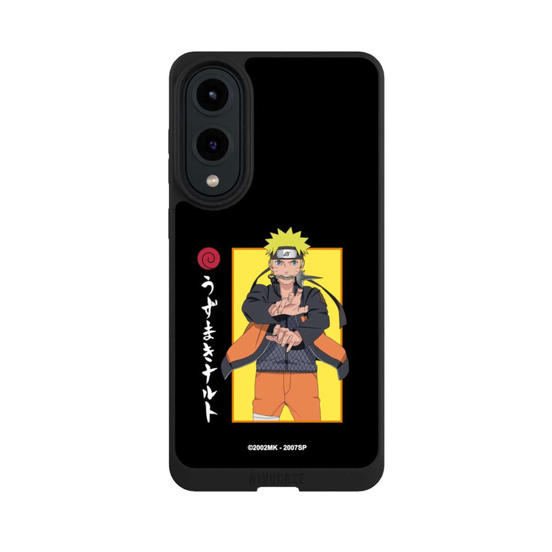 Galaxy S25 Edge NIVOpure Naruto Kampfposition Schwarz