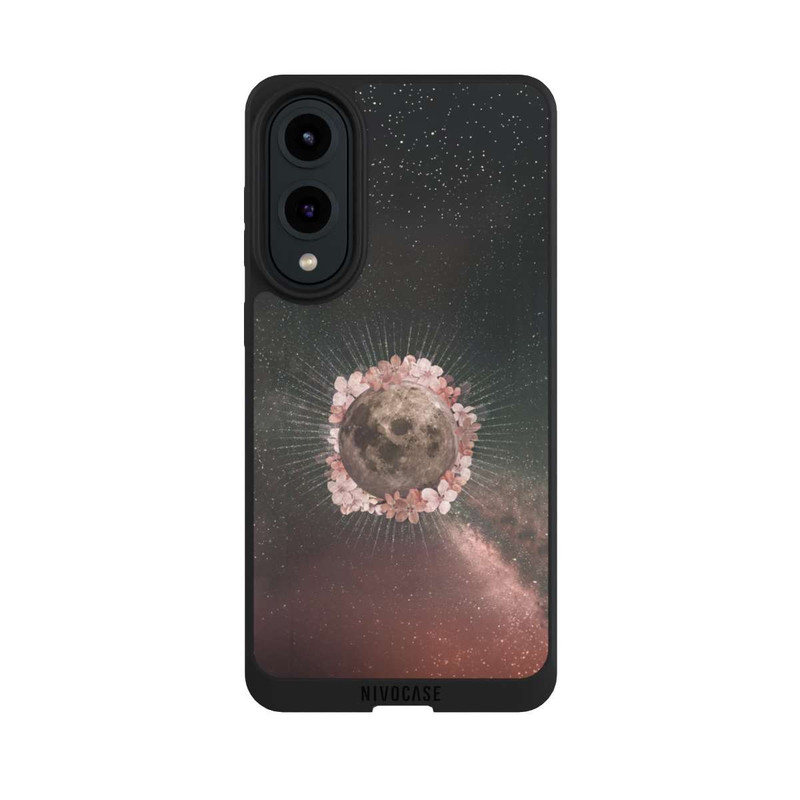 Galaxy S25 Edge NIVOpure Blumen und Mondlicht
