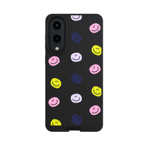 Samsung Galaxy S25 Edge NIVOpure Smile Muster Rosa