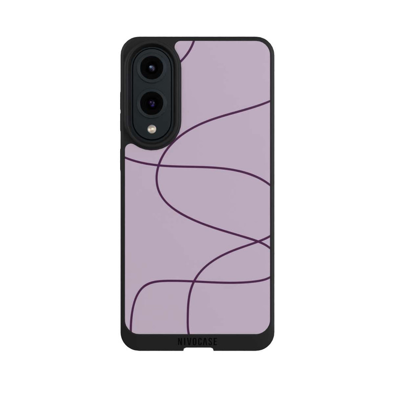 Galaxy S25 Edge NIVOpure Purble Slim Lines