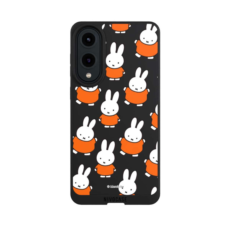 Galaxy S25 Edge NIVOpure Miffy Pattern Dancing Transparent