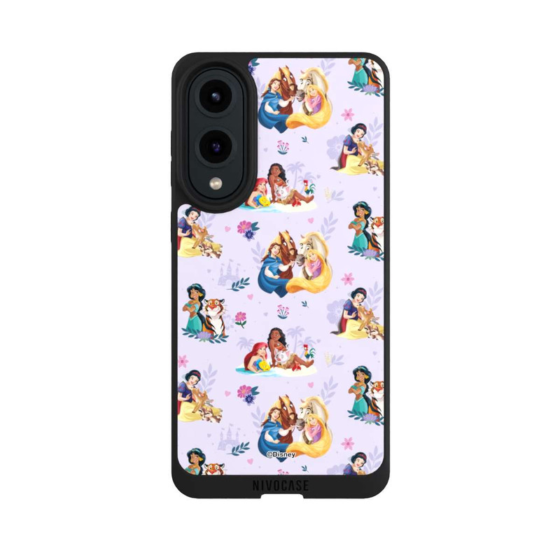 Galaxy S25 Edge NIVOpure Princess Floral Pattern Purple