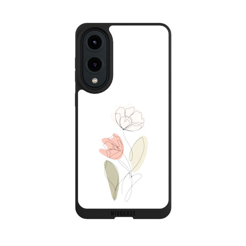 Samsung Galaxy S25 Edge NIVOpure Blume Line Art Beige